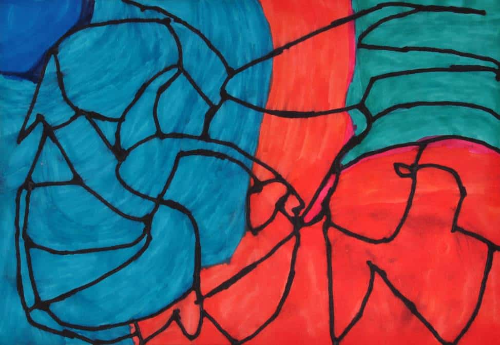 Yi Fan: Donald Duck, marker pen on paper, 53x38cm